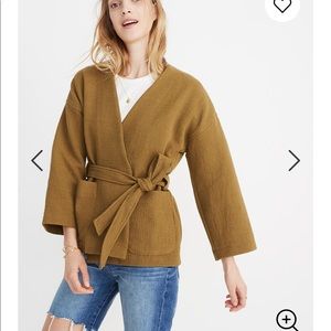 Madewell Texture & Thread Wrap Jacket